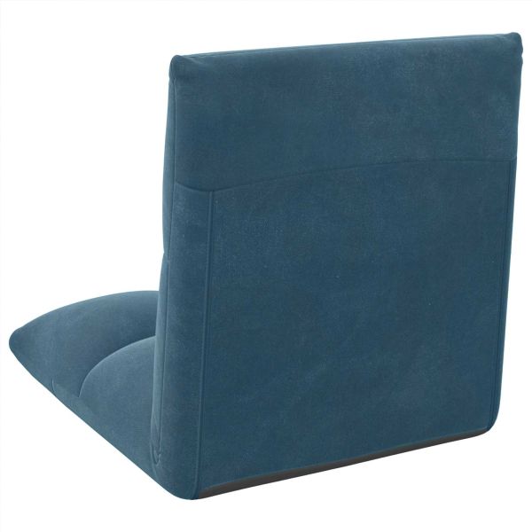 Подово кресло Синьо 50 x 61 x 57 см Кадифе