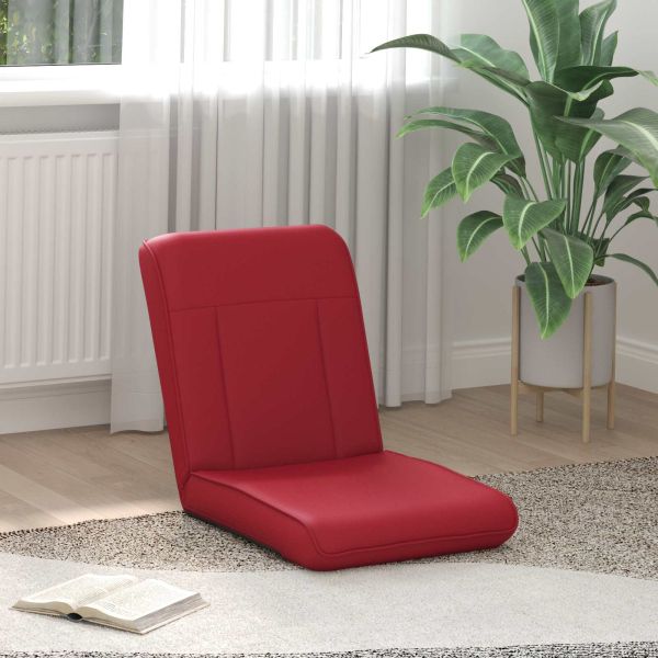Подово кресло Виненочервен 50 x 73 x 60 см Изкуствена