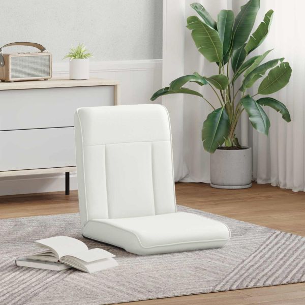 Подово кресло Бял 50 x 73 x 60 см Изкуствена