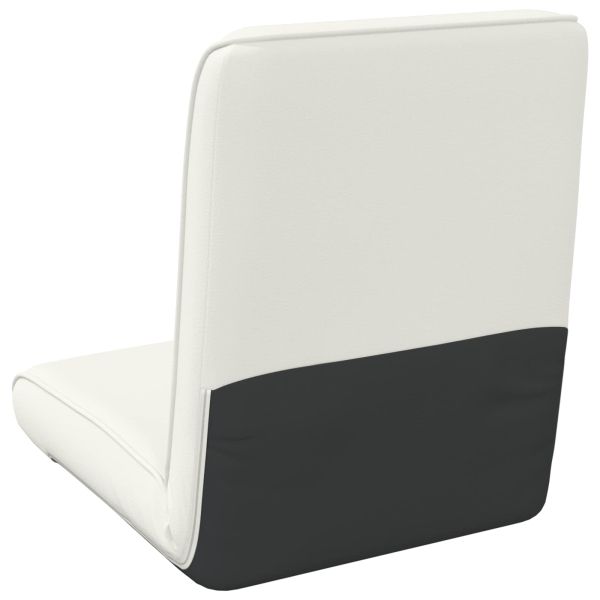 Подово кресло Бял 50 x 73 x 60 см Изкуствена