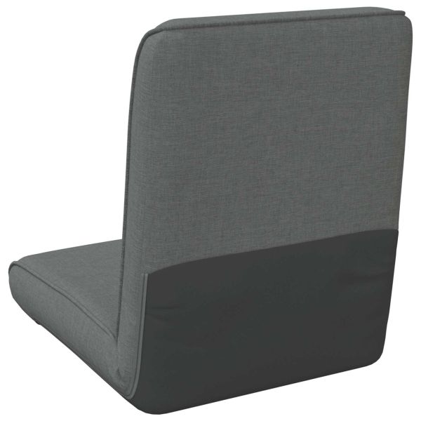 Подово кресло Тъмен сив 50 x 73 x 60 см текстил