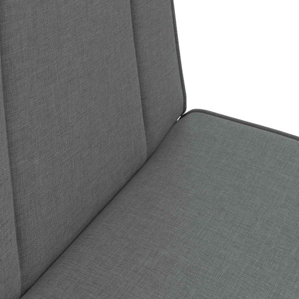 Подово кресло Тъмен сив 50 x 73 x 60 см текстил