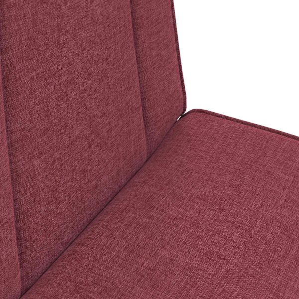 Подово кресло Виненочервен 50 x 73 x 60 см текстил