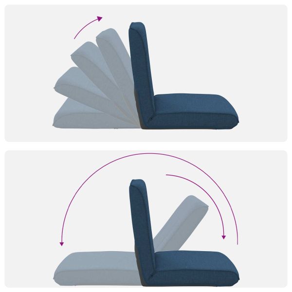 Подово кресло Синьо 50 x 73 x 60 см текстил