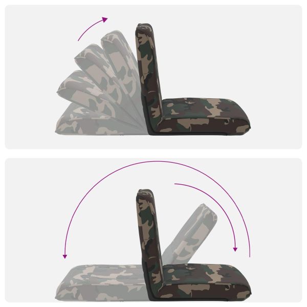 Подово кресло Военнозелено 50 x 73 x 60 см текстил