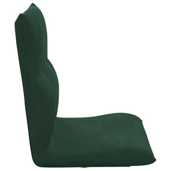 Подово кресло Тъмен зелен 46 x 50 x 61 см Кадифе