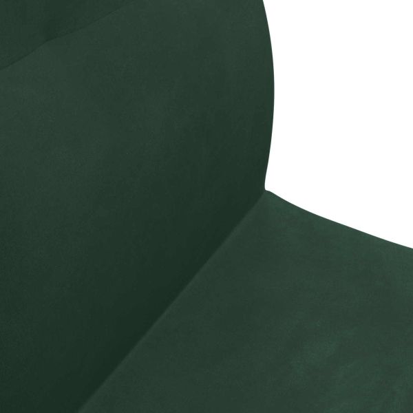 Подово кресло Тъмен зелен 46 x 50 x 61 см Кадифе