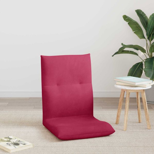 Подово кресло Виненочервен 46 x 50 x 61 см Кадифе