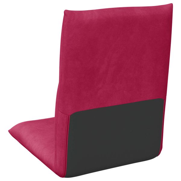Подово кресло Виненочервен 46 x 50 x 61 см Кадифе