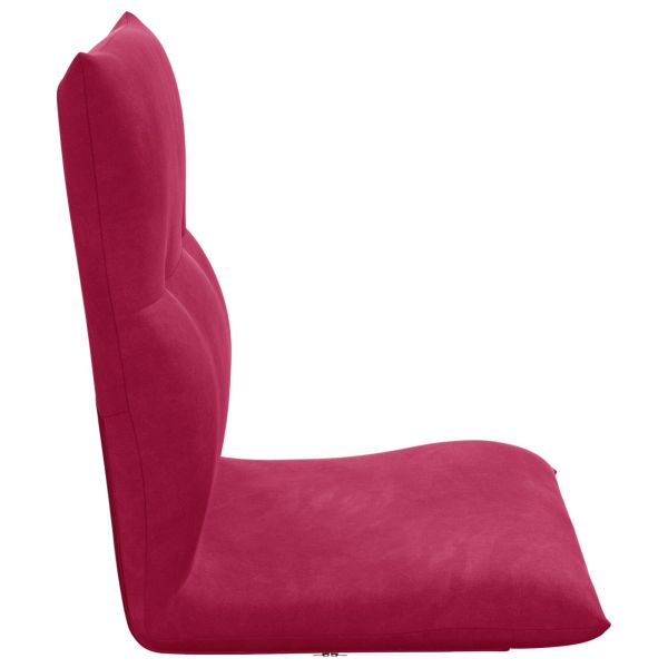 Подово кресло Виненочервен 46 x 50 x 61 см Кадифе