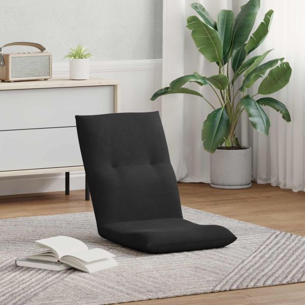 Подово кресло Черен 46 x 50 x 61 см Кадифе