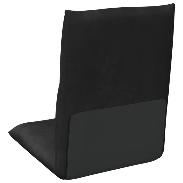 Подово кресло Черен 46 x 50 x 61 см Кадифе