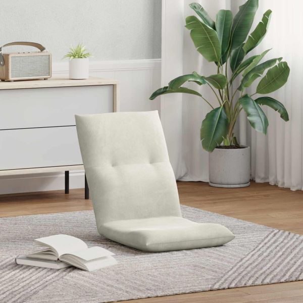 Подово кресло Крем 46 x 50 x 61 см Кадифе