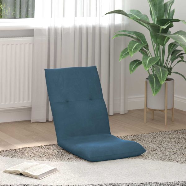 Подово кресло Синьо 46 x 50 x 61 см Кадифе