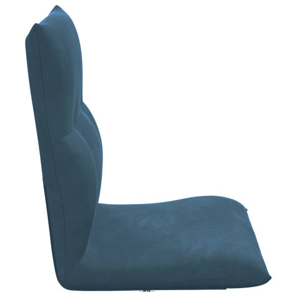 Подово кресло Синьо 46 x 50 x 61 см Кадифе