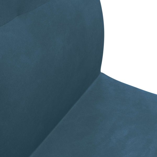 Подово кресло Синьо 46 x 50 x 61 см Кадифе