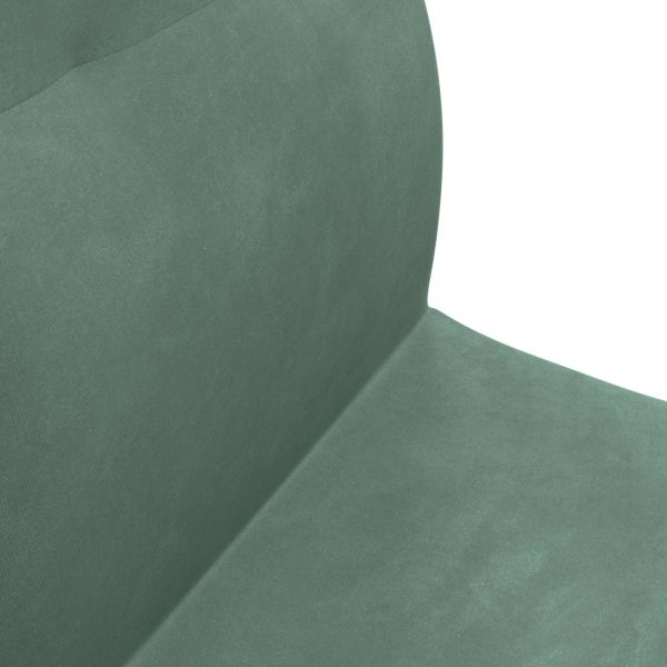 Подово кресло Морско зелено 46 x 50 x 61 см Кадифе