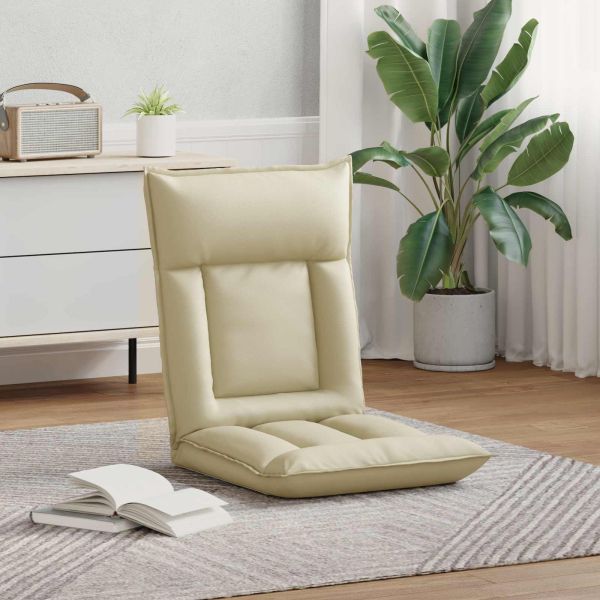 Подово кресло Крем 55 x 61 x 70 см Изкуствена