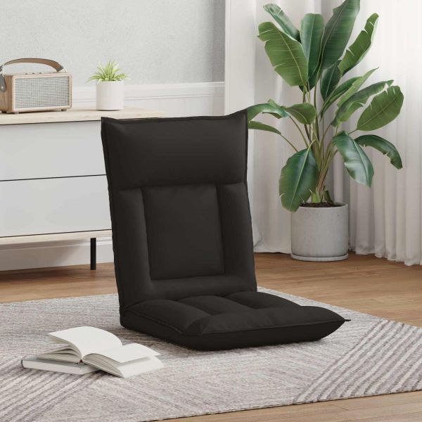 Подово кресло Черен 55 x 61 x 70 см Изкуствена