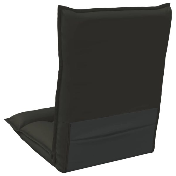 Подово кресло Черен 55 x 61 x 70 см Изкуствена