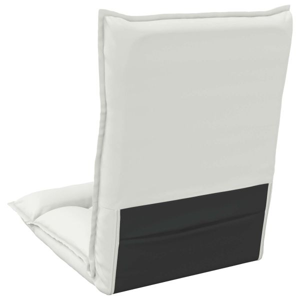 Подово кресло Бял 55 x 61 x 70 см Изкуствена