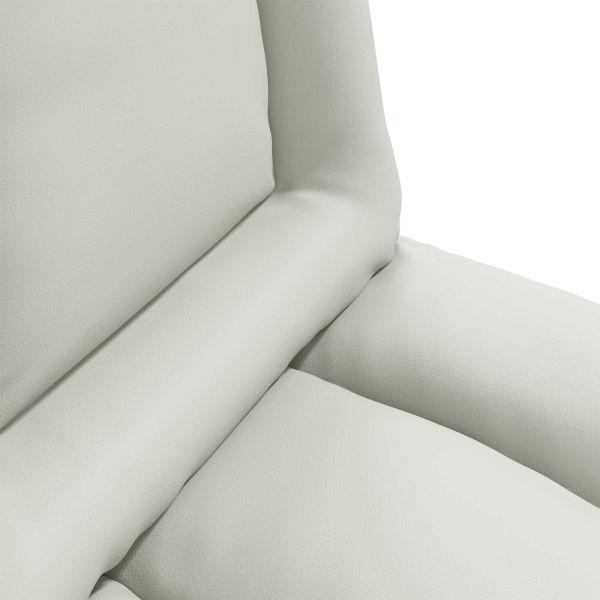 Подово кресло Бял 55 x 61 x 70 см Изкуствена