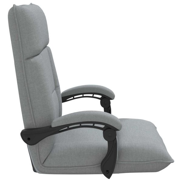 Подово кресло Светлосиво 66 x 66 x 80 см текстил