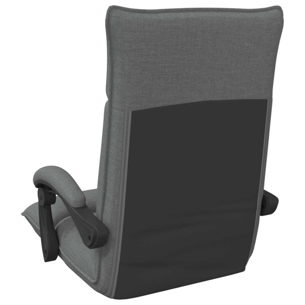 Подово кресло Тъмен сив 66 x 66 x 80 см текстил