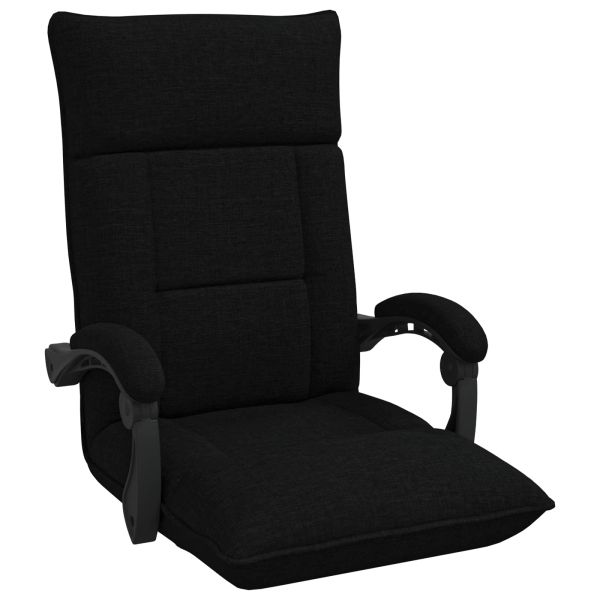 Подово кресло Черен 66 x 66 x 80 см текстил