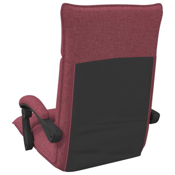 Подово кресло Виненочервен 66 x 66 x 80 см текстил