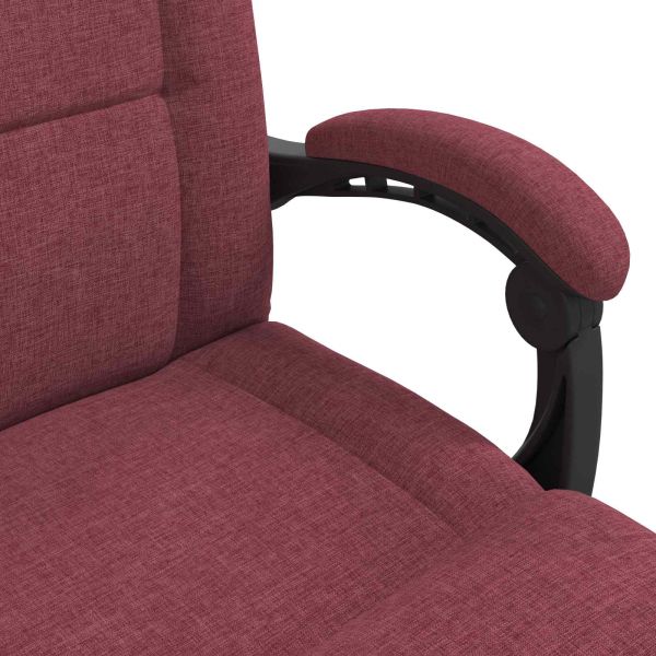 Подово кресло Виненочервен 66 x 66 x 80 см текстил