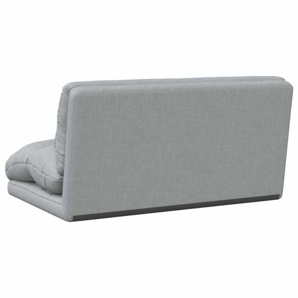 Подово кресло Светлосиво 110 x 82 x 55 см текстил