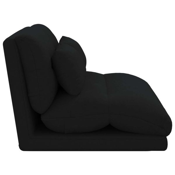 Подово кресло Черен 110 x 82 x 55 см текстил