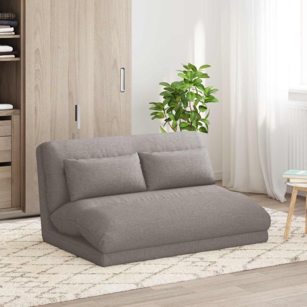 Подово кресло Таупе 110 x 82 x 55 см текстил