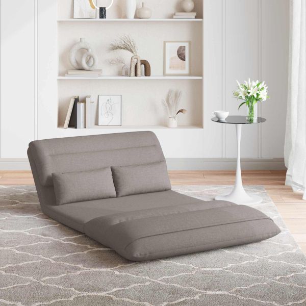 Подово кресло Таупе 110 x 82 x 55 см текстил