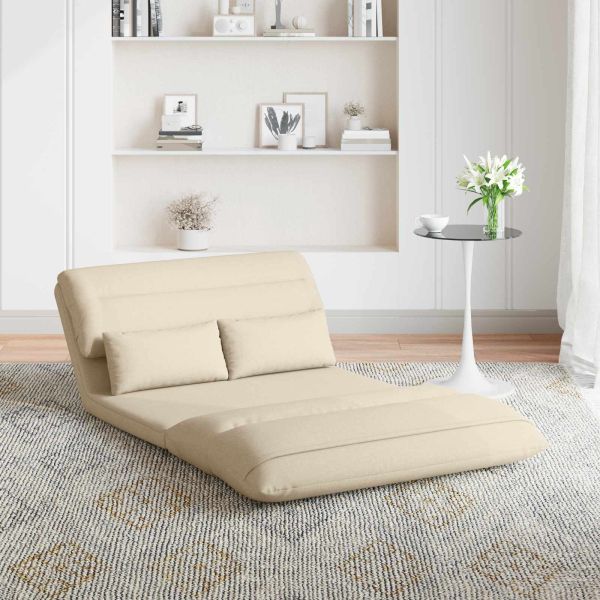 Подово кресло Крем 110 x 82 x 55 см текстил