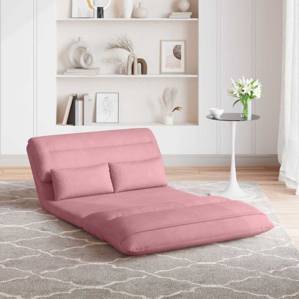 Подово кресло Розово 110 x 82 x 55 см Кадифе