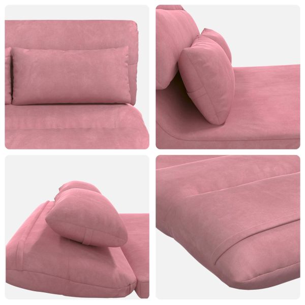 Подово кресло Розово 110 x 82 x 55 см Кадифе