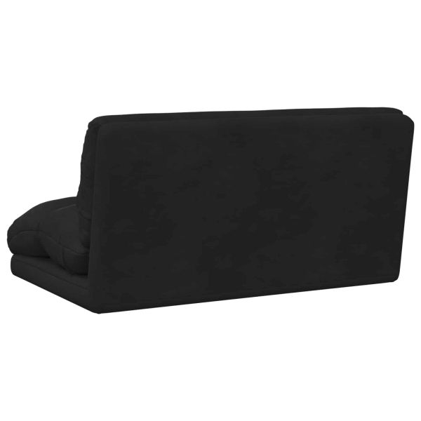 Подово кресло Черен 110 x 82 x 55 см Кадифе