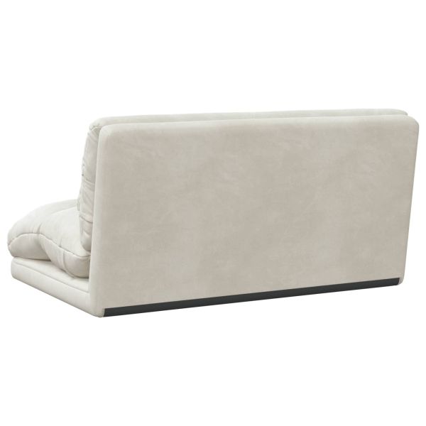 Подово кресло Крем 110 x 82 x 55 см Кадифе