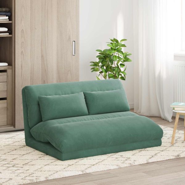 Подово кресло Морско зелено 110 x 82 x 55 см Кадифе