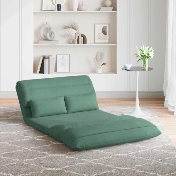 Подово кресло Морско зелено 110 x 82 x 55 см Кадифе