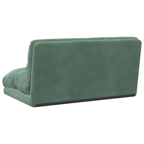 Подово кресло Морско зелено 110 x 82 x 55 см Кадифе