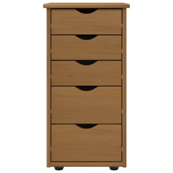 За шкафове Меден кафяв 34 x 39 x 61,5 см Солиден бор