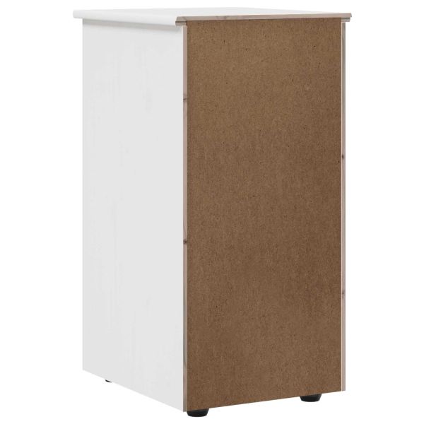 За шкафове Бяло 34 x 39 x 61,5 см Солиден бор