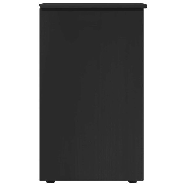 За шкафове Черно 34 x 39 x 61,5 см Солиден бор