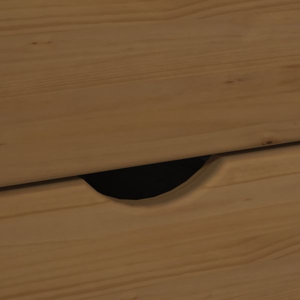 Плъзгащ кабинет Меден кафяв 34 x 39 x 93,5 см Солиден бор