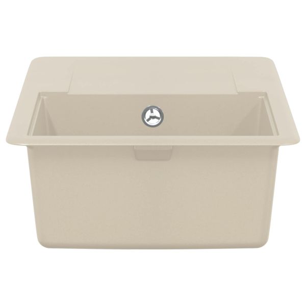 Мивка Бежово 670 x 460 мм 80% Кварц и 20% Смола