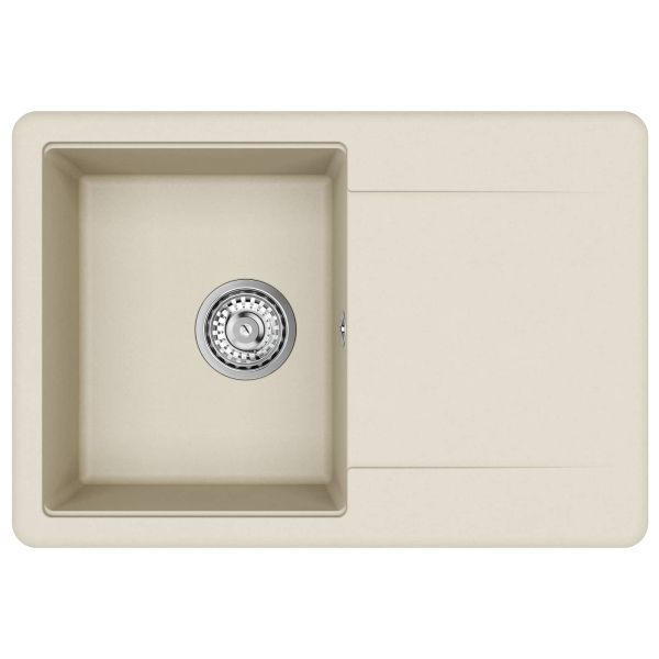 Мивка Бежово 670 x 460 мм 80% Кварц и 20% Смола