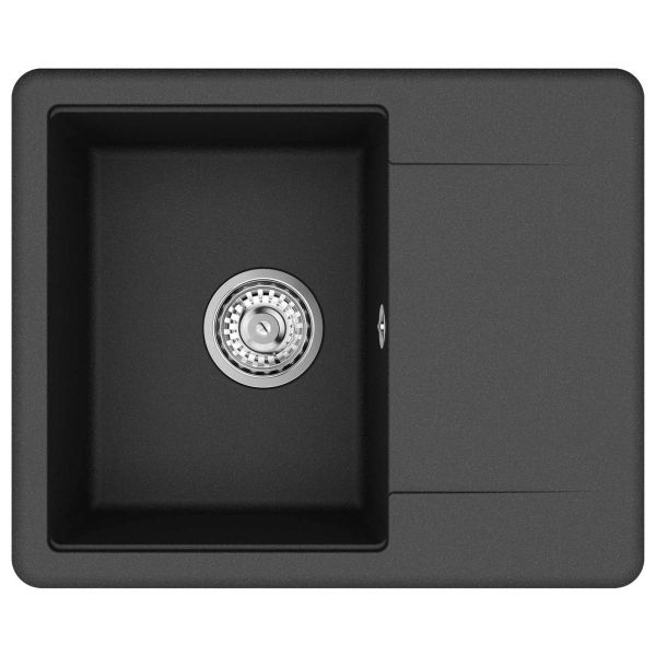 Мивка Черно 560 x 460 мм 80% Кварц и 20% Смола